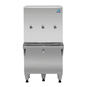 Bebedouro Industrial de Coluna Frisbel 100 Litros Inox - 220V