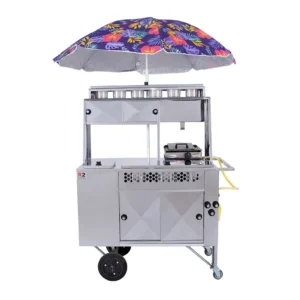 Carrinho 2 em 1 de Lanche e Hot-Dog com Chapa e Prensa R2 11407