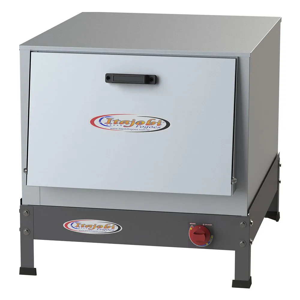 Forno de Mesa Pequeno Itajobi Baixa Pressão com Tampa Inox — foto 2