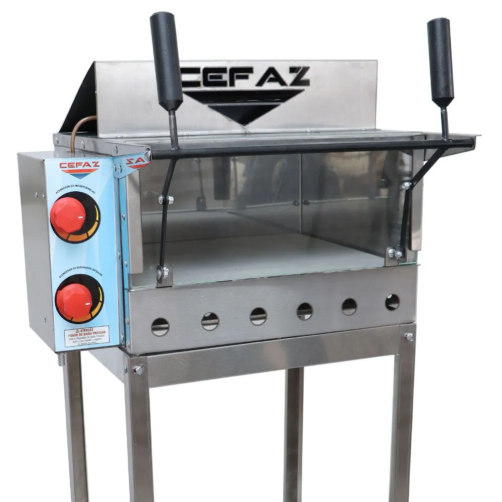 Forno de Pizza a Gás Cefaz Refratário com Grill Infravermelho FRGC-02 — foto 3
