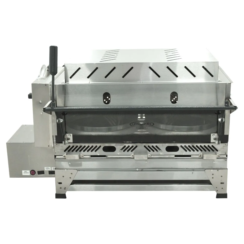 Forno de Pizza Grill Giratório Itajobi 71x43 cm com 2 Infravermelhos Refratário — foto 2