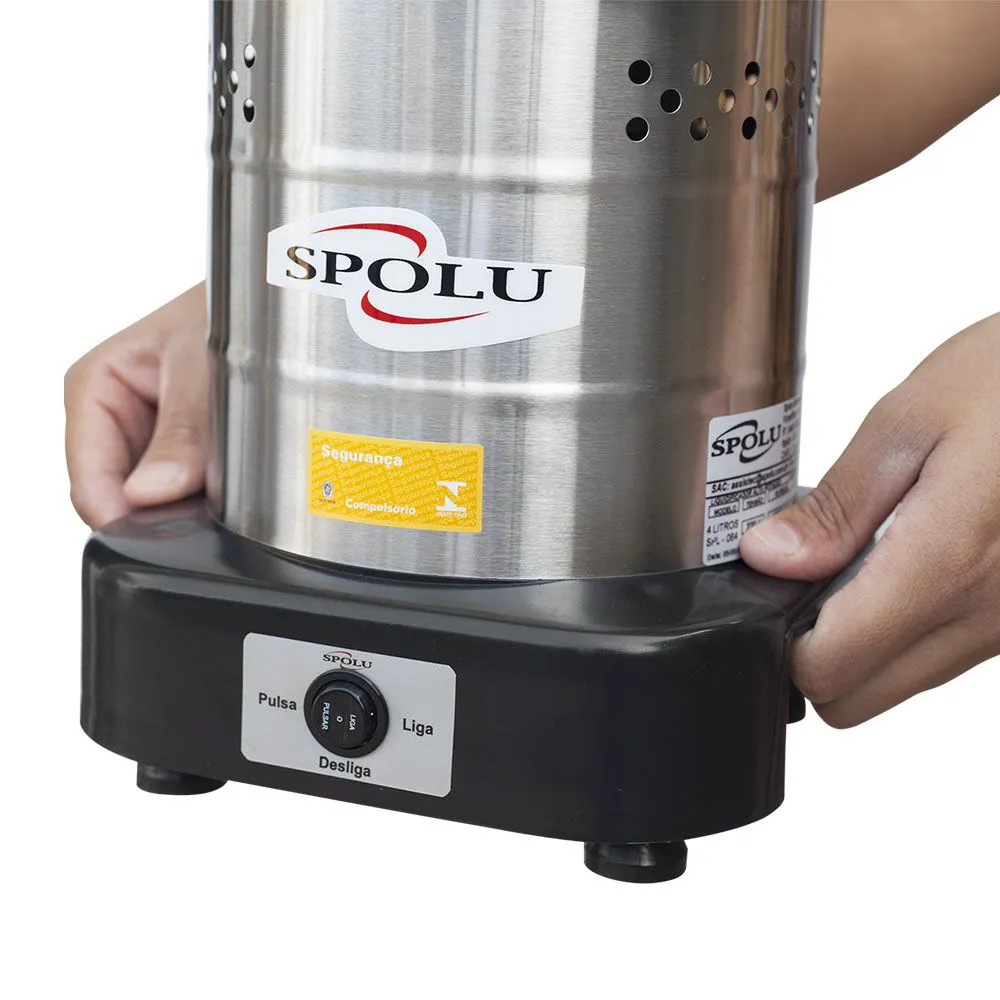 Liquidificador Industrial Alta Rotação Spolu Inox 3,5 Litros SPL-063X 127V — foto 3