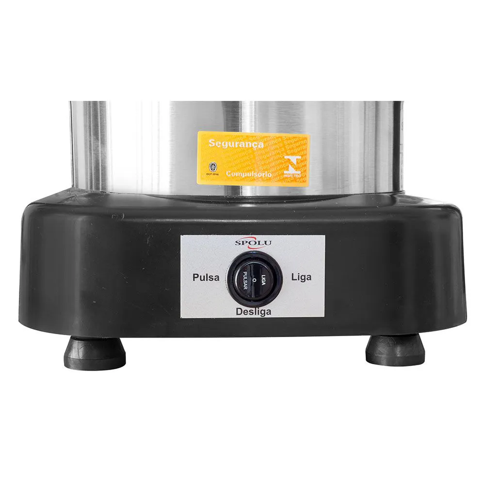 Liquidificador Industrial Alta Rotação Spolu Inox 3,5 Litros SPL-063X 127V — foto 5