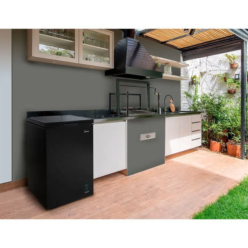 Freezer Horizontal Digital FlexBeer Preto 100L Midea - Imagem 5