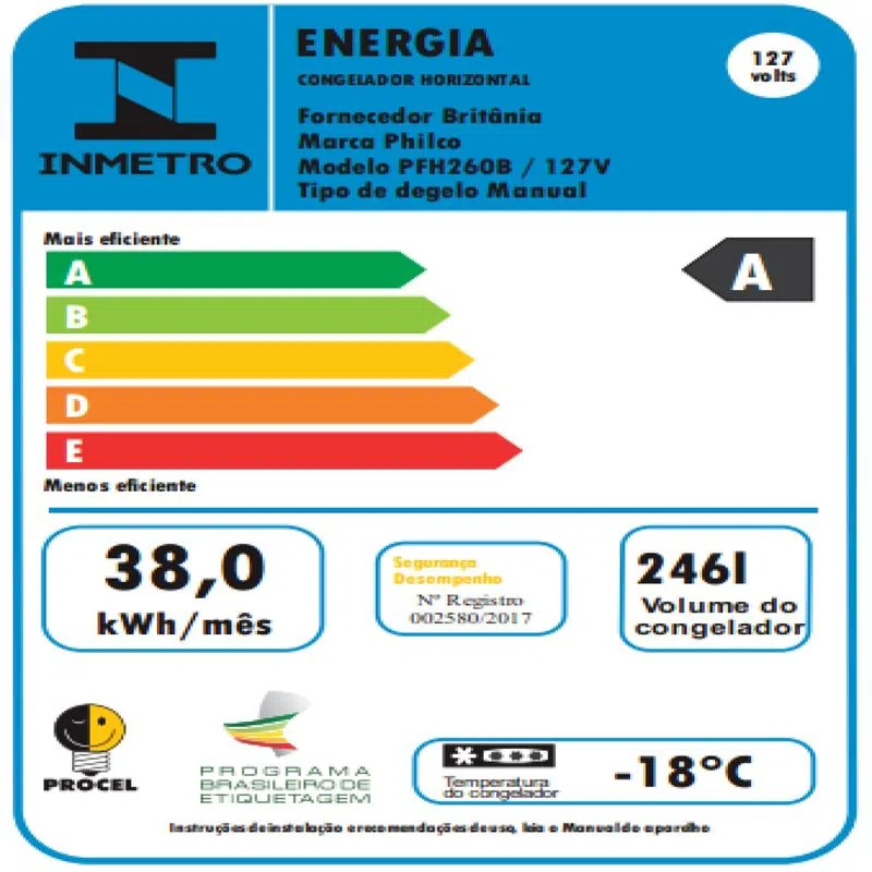 Freezer Philco Horizontal PFH260B - Imagem 7
