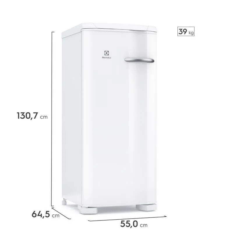 Freezer Vertical Electrolux Cycle Defrost 162L Uma Porta (FE19) - Imagem 2