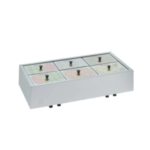 Buffet Térmico 6 Cubas BBMF-06 Edanca 220V Mesa