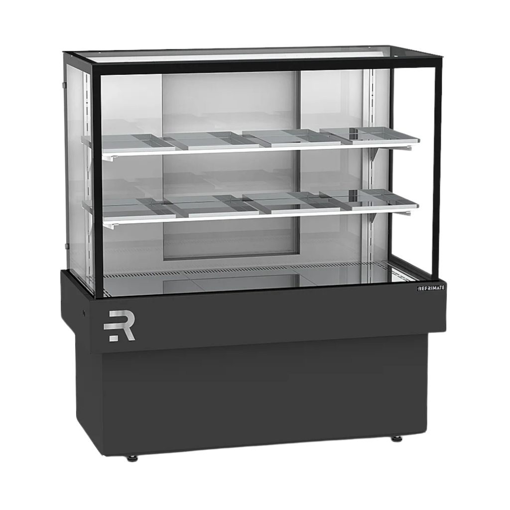 Vitrine Estufa 110CM Refrimate Preto 127V CVPQ 1100
