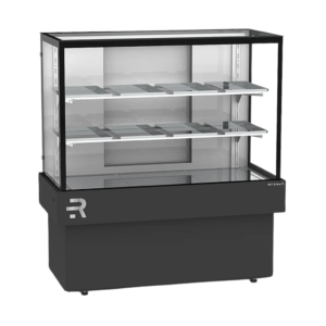 Vitrine Estufa Tampo em Vidro 110CM Refrimate Preto 220V CVPQ 1100