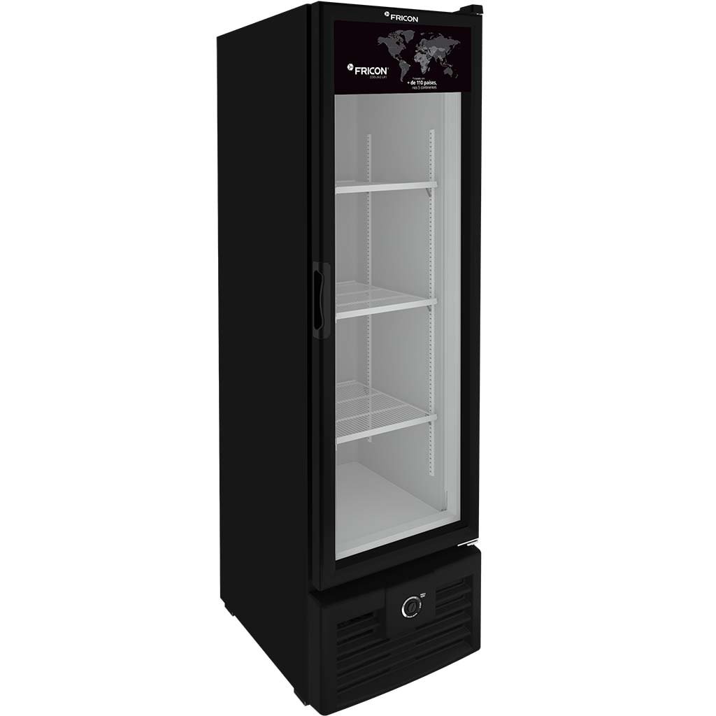 Geladeira Expositora Vertical 284L Tripla Ação VCET284 2V Fricon 220V Preto - Imagem 2