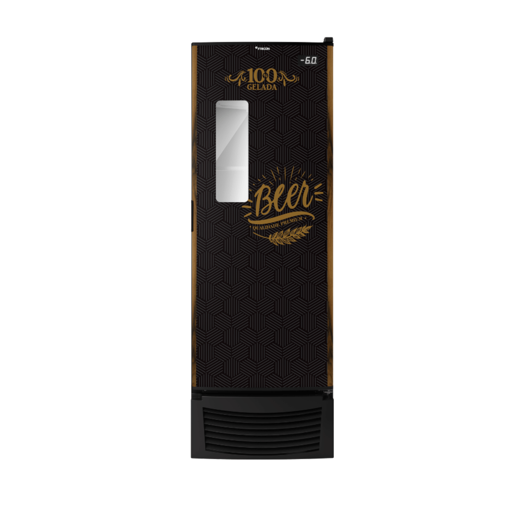 Cervejeira Porta Cega com Visor Adesivada 433L VCFC433-1D Fricon 127V - Imagem 3