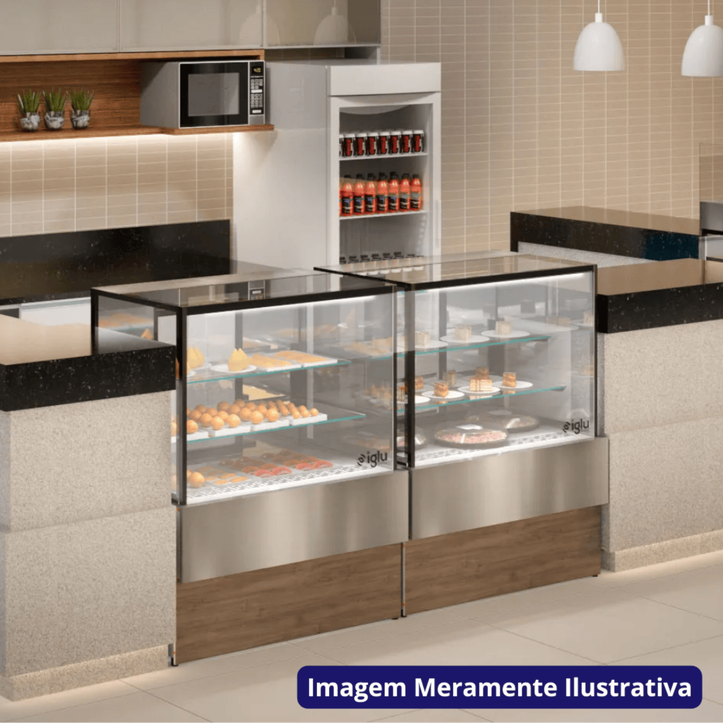Vitrine Refrigerada 150CM VARPFI-150 2 Pistas Frias Iglu 127V Vidro Reto - Imagem 4