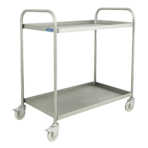 Carro de Serviço para Transporte Inox Imeca com 2 Prateleiras