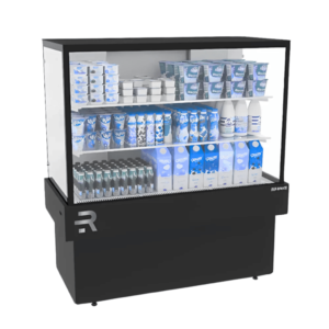 Vitrine Refrigerada 110CM Refrimate Ar Forçado 127V Preto CVPRAF 1100
