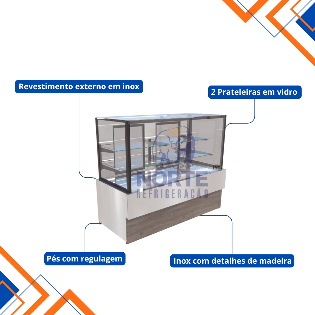 Vitrine Natural Seca 150CM Iglu 220V VASI-150 - Imagem 3