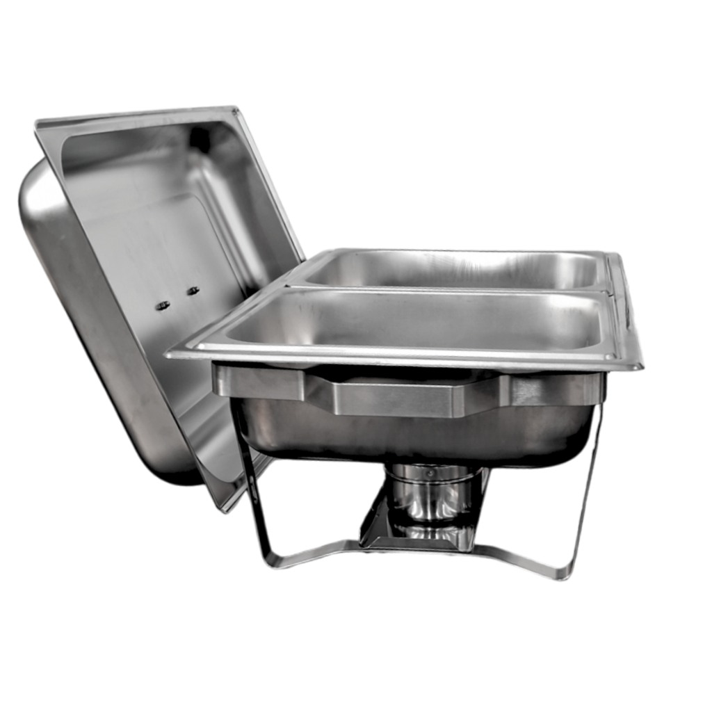Rechaud Retangular 9L Inox 2 Cubas 9033-2-E Magna - Imagem 4