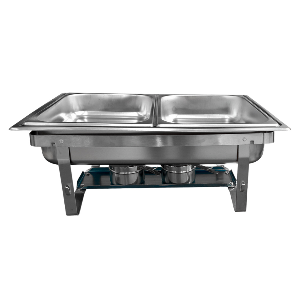 Rechaud Retangular 9L Inox 2 Cubas 9033-2-E Magna - Imagem 5