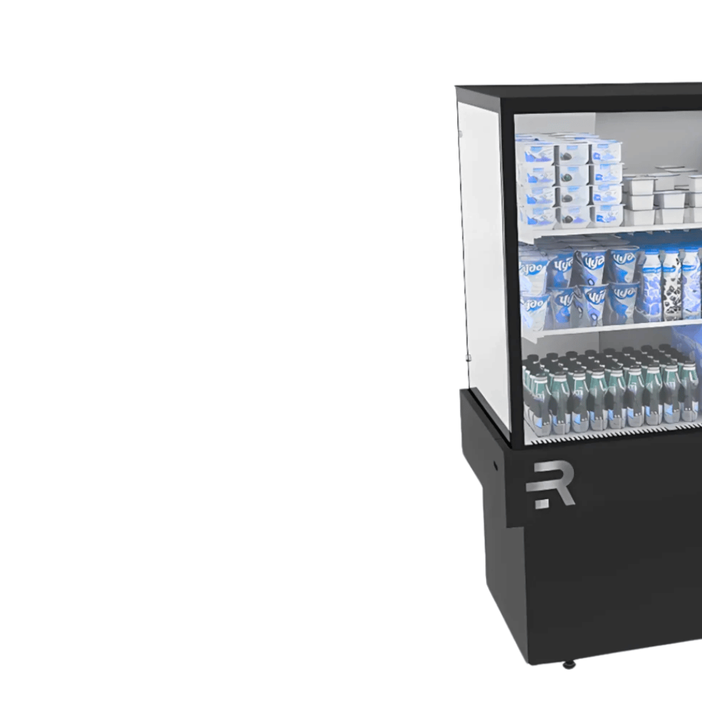 Vitrine Refrigerada 110CM Refrimate Ar Forçado 220V Preto CVPRAF 1100 - Imagem 5