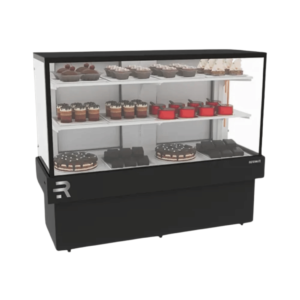 Vitrine Refrigerada 145CM Refrimate 2 Placas Frias 127V Preto CVPR2P 1450