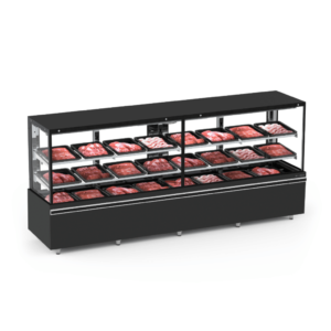 Expositor de Carne 300CM EAVTP-3000-R05 com Prateleira Refrimate Top Estático 220V Preto