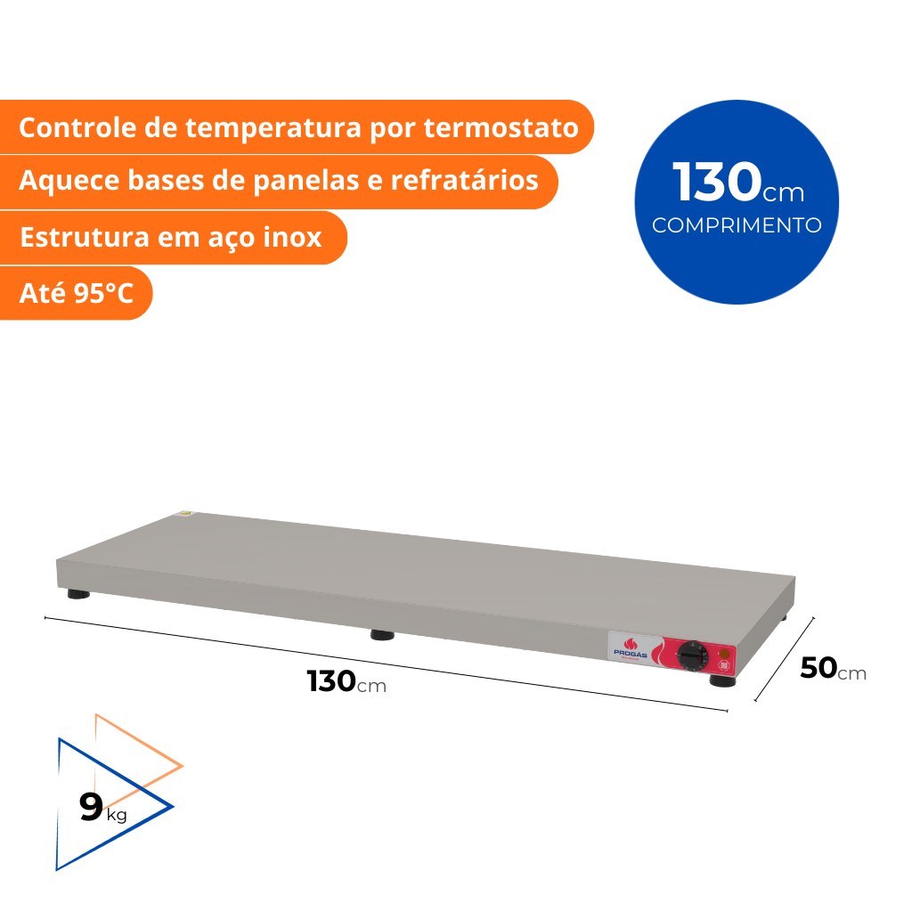 Pista Aquecida 130CM PRMAQ-13 Progás 127V - Imagem 2