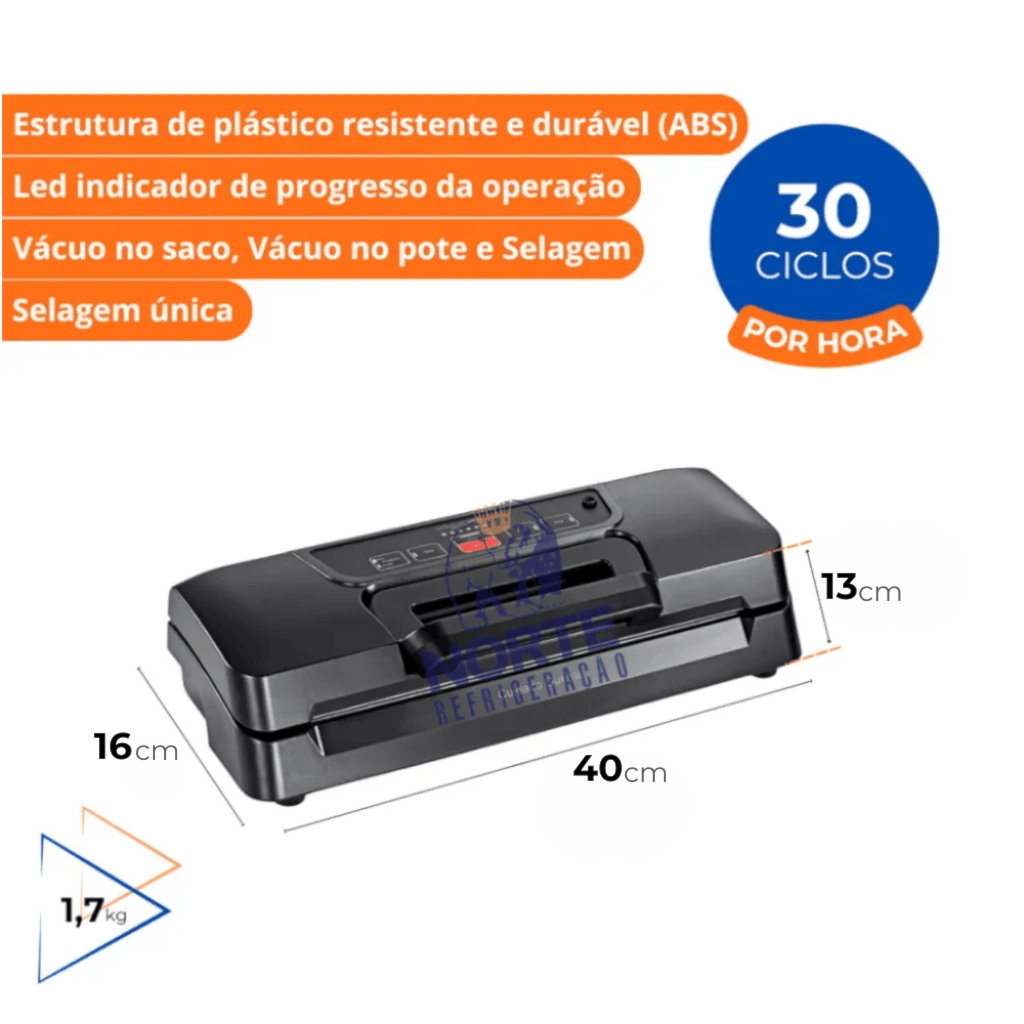 Seladora a Vácuo Portátil 30 Ciclos/H LNS600 Neo Selovac 127V - Imagem 2
