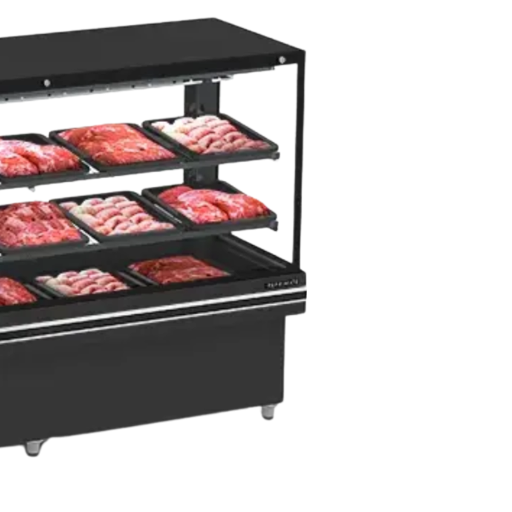 Expositor de Carne 200CM EAVTP-2000 com Prateleira Refrimate Top Estático 220V Preto - Imagem 3