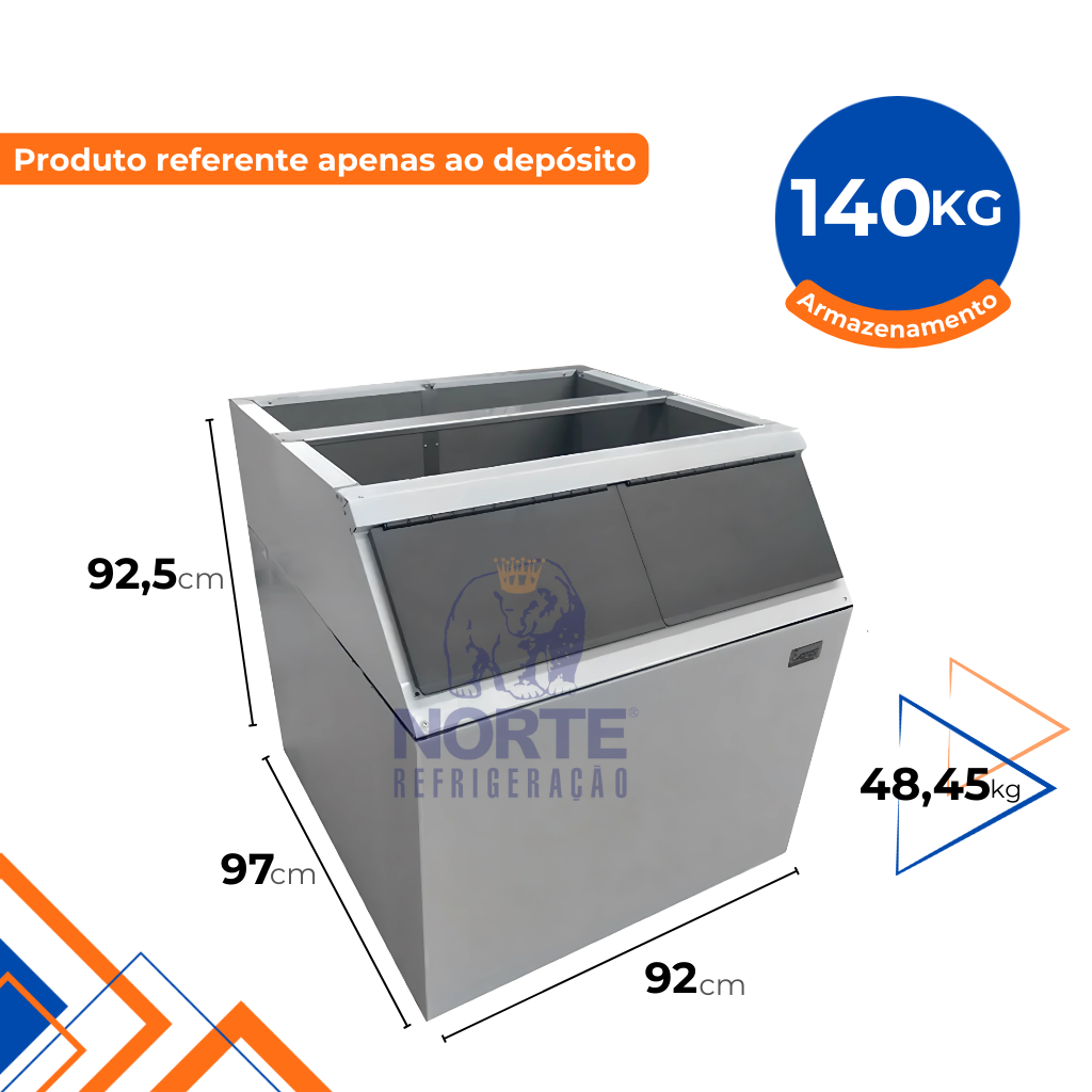 Depósito para Máquina de Gelo Everest EGC-150/250/300M - Imagem 2