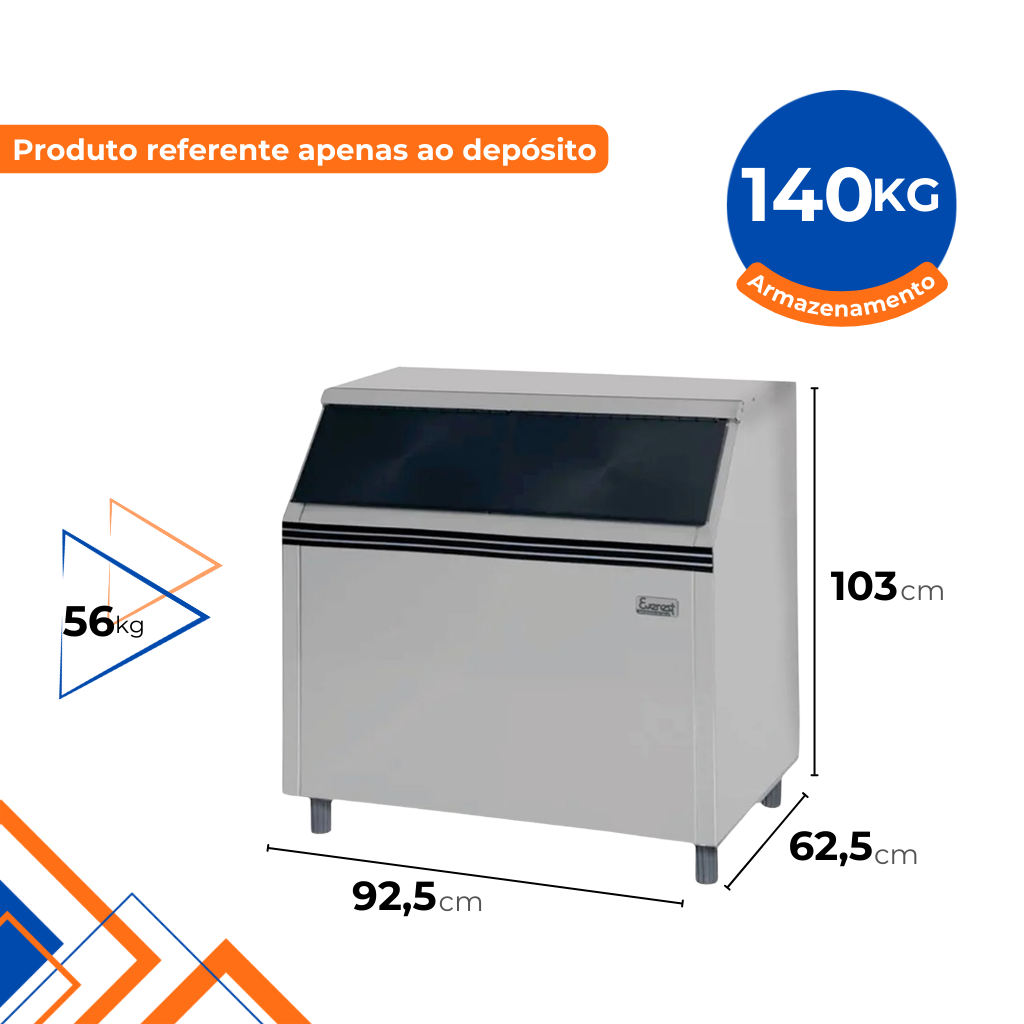 Depósito para Máquina de Gelo Everest EDG-140 - Imagem 2