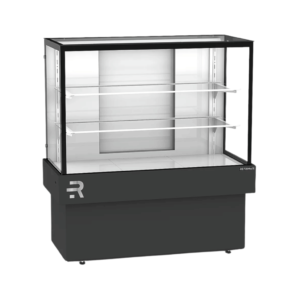 Vitrine Natural Seca Tampo em Vidro 110CM Refrimate 220V Preto CVPS 1100