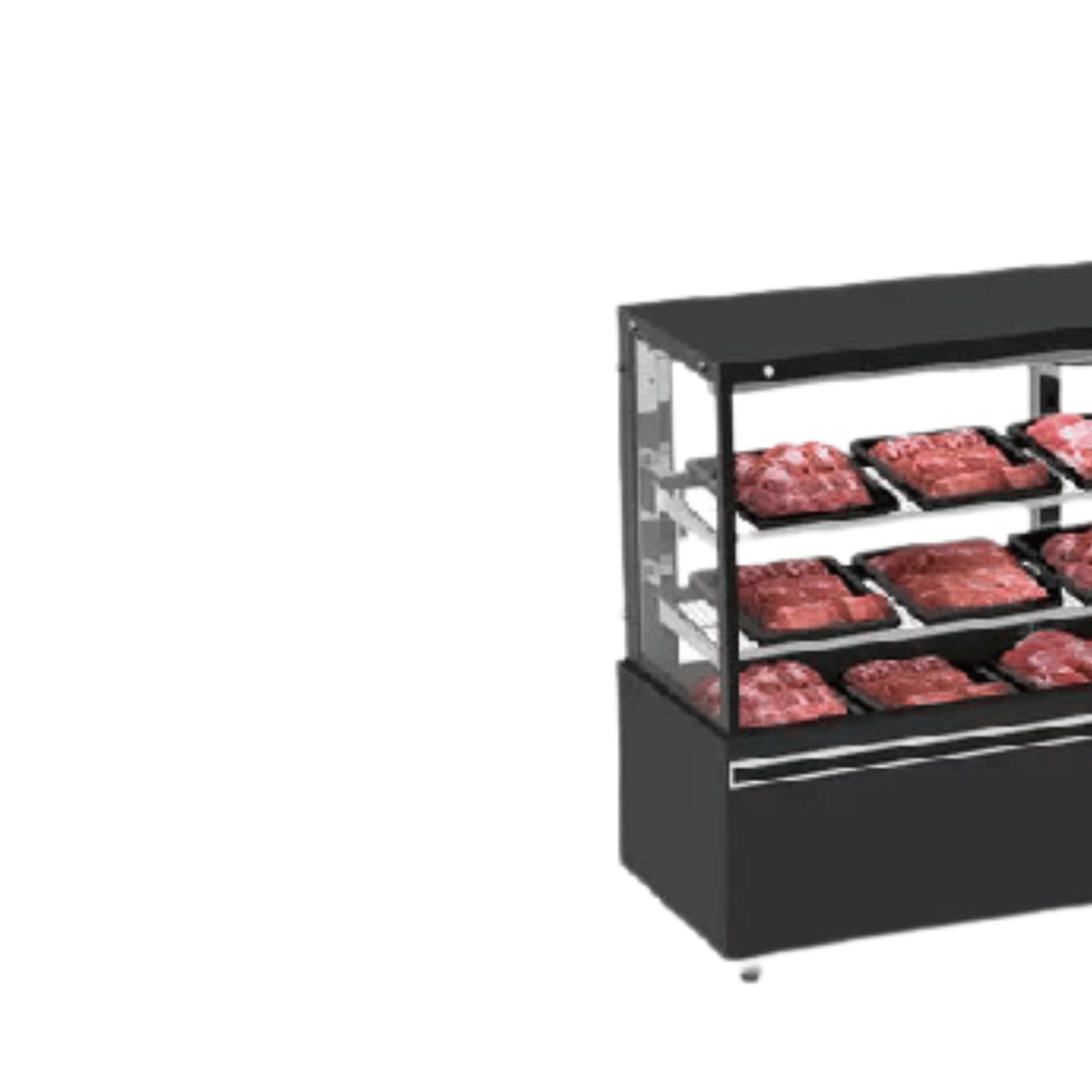 Expositor de Carne 200CM EAVTP-2000-R05 com Prateleira Refrimate Top Ar Forçado 127V Preto - Imagem 3