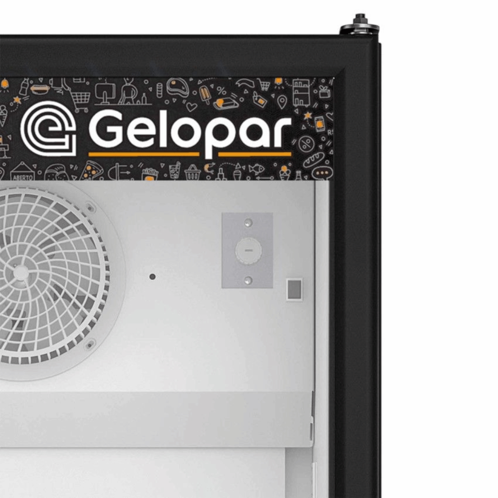 Geladeira Expositora Vertical 410L GPTU-40PR Gelopar 220V Preto - Imagem 4