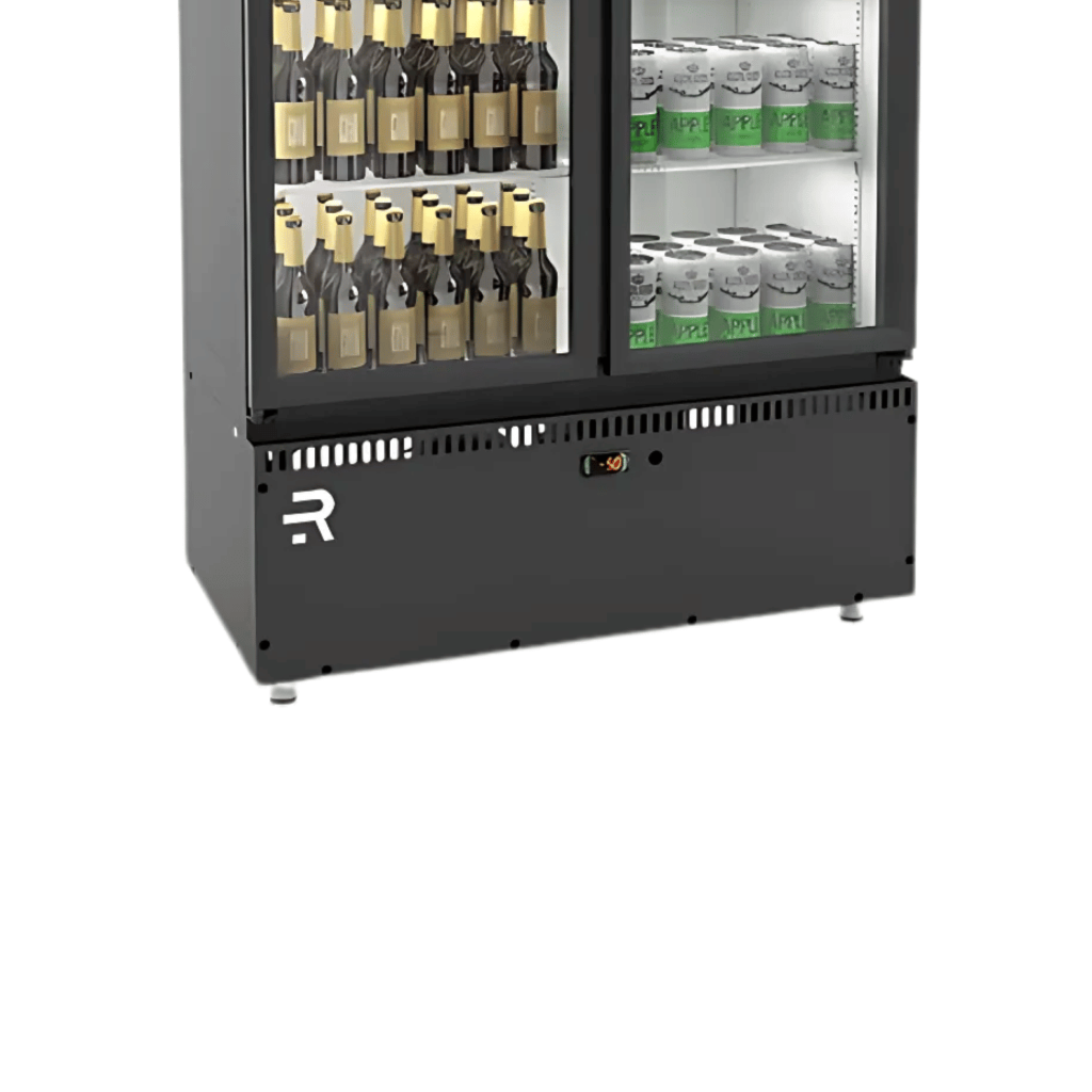 Expositor Vertical Refrigerado Auto Serviço 2 Portas 622L ASVEF2PB Ar Forçado Refrimate 220V Preto - Imagem 4