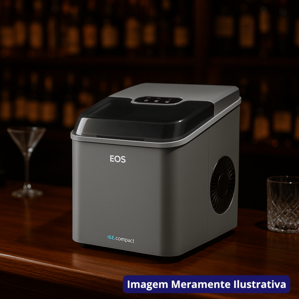 Máquina de Gelo Portatil 12KG/24H ICE COMPACT EOS EMG04G 220V Grafite - Imagem 4