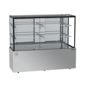 Vitrine Natural Seca Tampo em Vidro 145CM Refrimate 220V Inox CVTS 1450