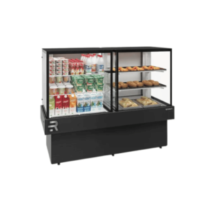 Vitrine Estufa e Refrigerada 152CM Refrimate Ar Forçado 220V Preto CVPDRQ 1525