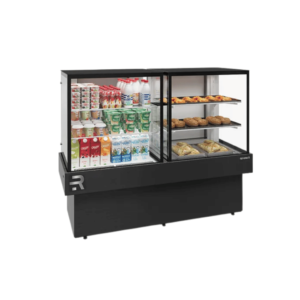 Vitrine Estufa e Refrigerada 152CM Refrimate Ar Forçado 127V Preto CVPDRQ 1525