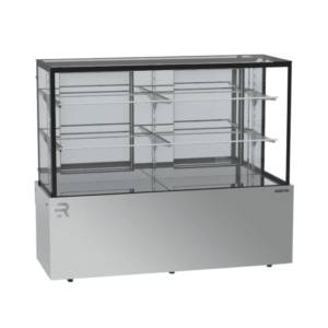 Vitrine Natural Seca Tampo em Vidro 145CM Refrimate 127V Inox CVTS 1450