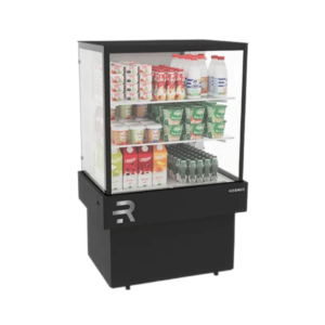 Vitrine Refrigerada 75CM Refrimate Ar Forçado 127V Preto CVPRAF750-R05