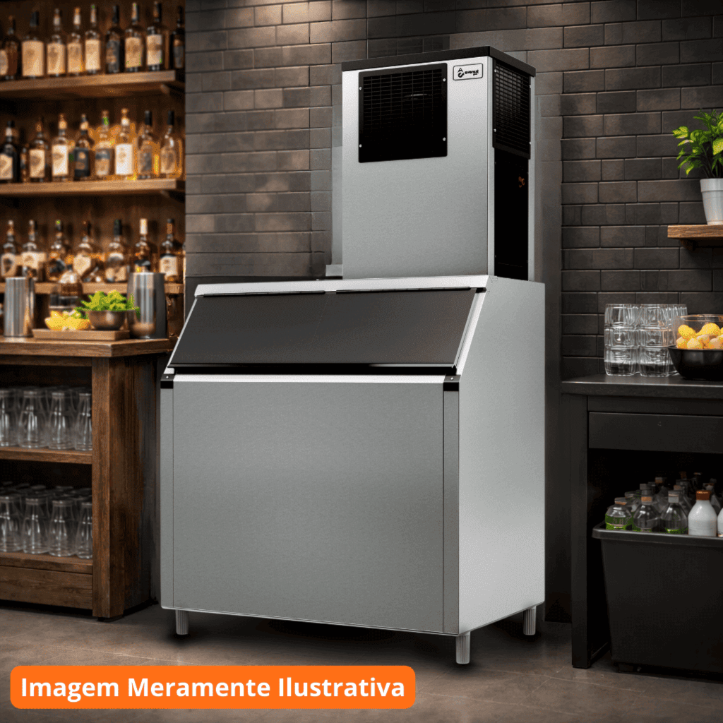 Máquina de Gelo Modular em Cubo 75KG/24H Everest 220V EGC-75M com Depósito EDG-140 - Imagem 4