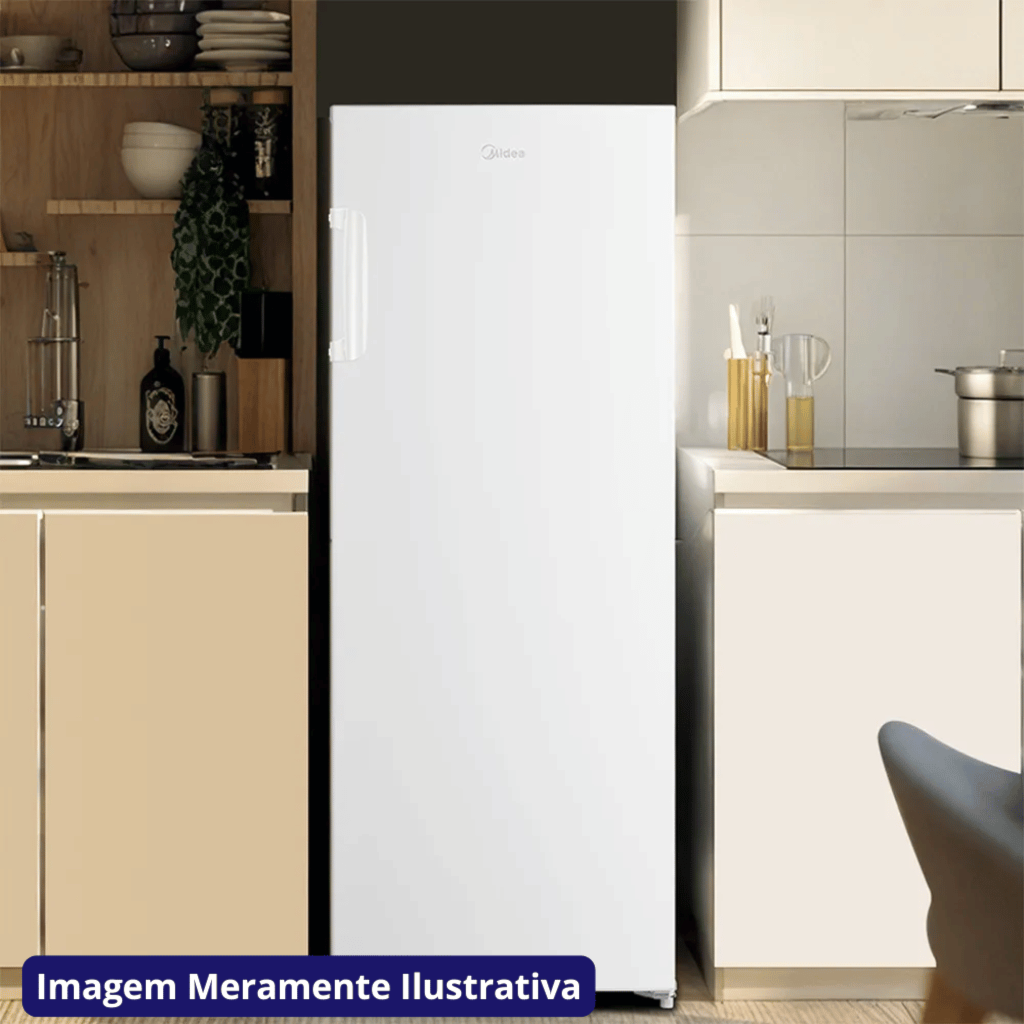 Freezer Vertical 196L 2 em 1 Tripla Ação MDRU276FZA013 Inverter Midea 1 Porta 127/220V - Imagem 2